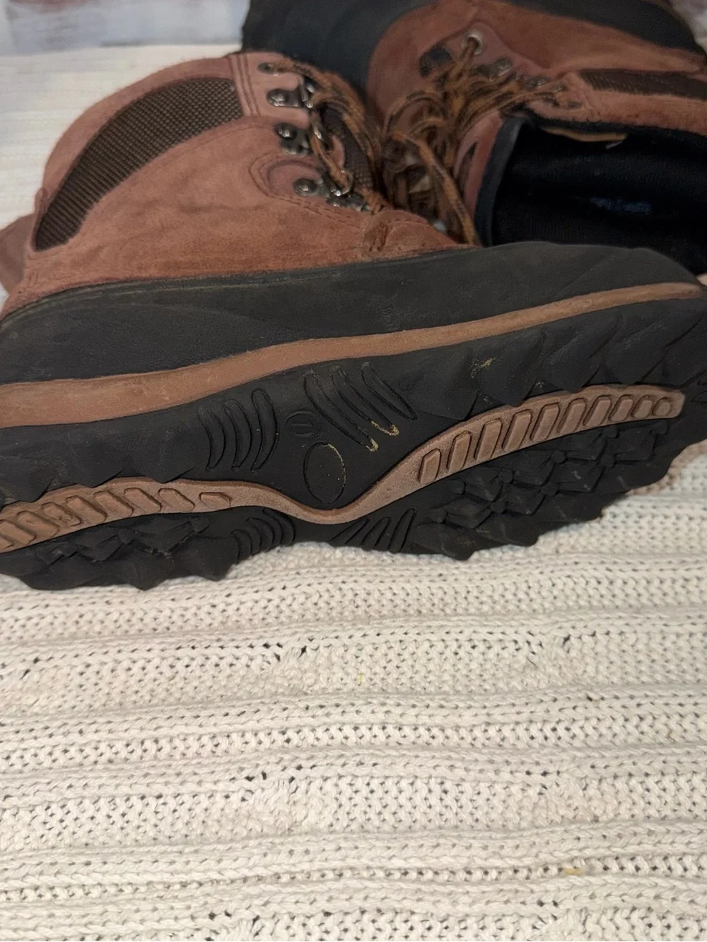 Kids Waterproof Brown Winter Boots with Slip-Resistant Sole